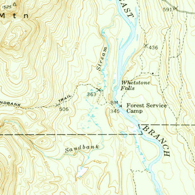 United States Geological Survey Stacyville, ME (1953, 62500-Scale) digital map