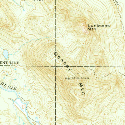 United States Geological Survey Stacyville, ME (1953, 62500-Scale) digital map