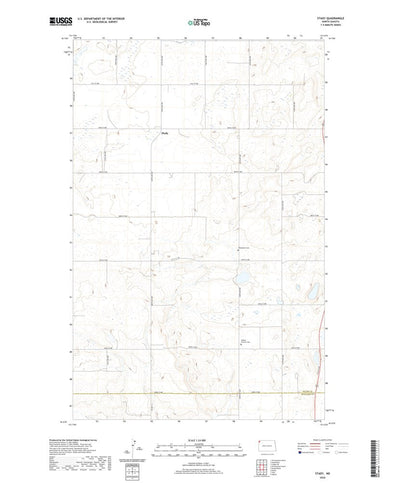 United States Geological Survey Stady, ND (2020, 24000-Scale) digital map