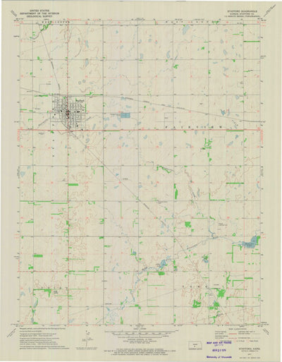United States Geological Survey Stafford, KS (1971, 24000-Scale) digital map