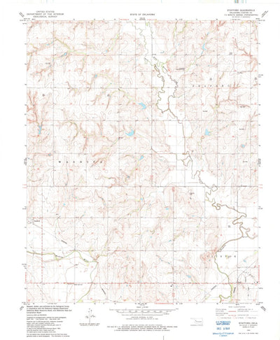 United States Geological Survey Stafford, OK (1983, 24000-Scale) digital map