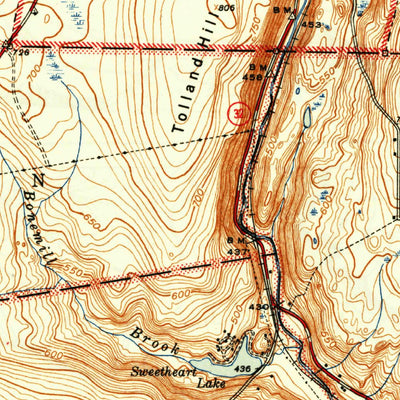 United States Geological Survey Stafford Springs, CT (1946, 31680-Scale) digital map