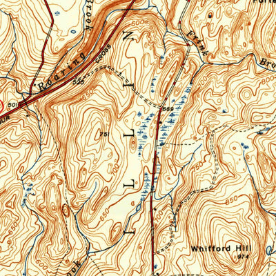United States Geological Survey Stafford Springs, CT (1946, 31680-Scale) digital map