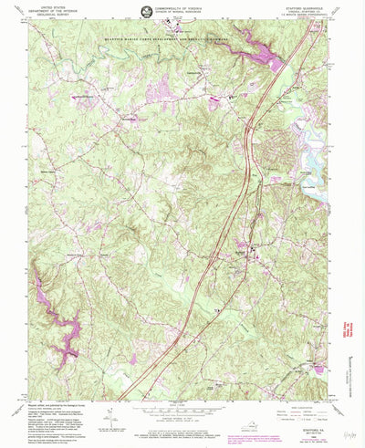 United States Geological Survey Stafford, VA (1966, 24000-Scale) digital map