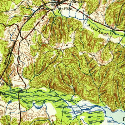 United States Geological Survey Stafford, VA-MD (1926, 62500-Scale) digital map