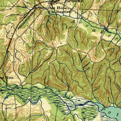 United States Geological Survey Stafford, VA-MD (1931, 62500-Scale) digital map