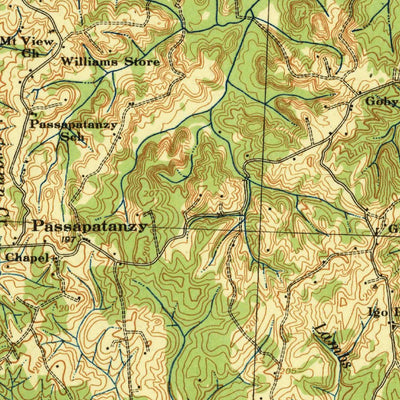 United States Geological Survey Stafford, VA-MD (1931, 62500-Scale) digital map