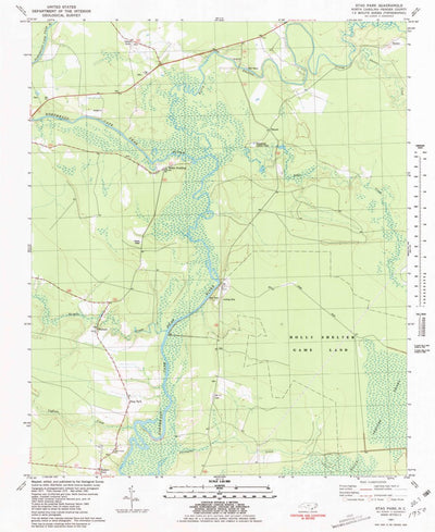 United States Geological Survey Stag Park, NC (1981, 24000-Scale) digital map
