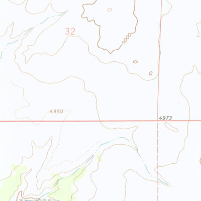 United States Geological Survey Stage Canyon, CO (1972, 24000-Scale) digital map