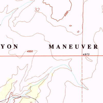 United States Geological Survey Stage Canyon, CO (1993, 24000-Scale) digital map