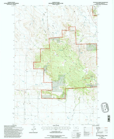 United States Geological Survey Stagville Draw, MT (1993, 24000-Scale) digital map
