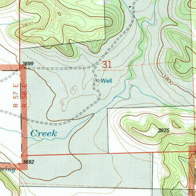 United States Geological Survey Stagville Draw, MT (1993, 24000-Scale) digital map
