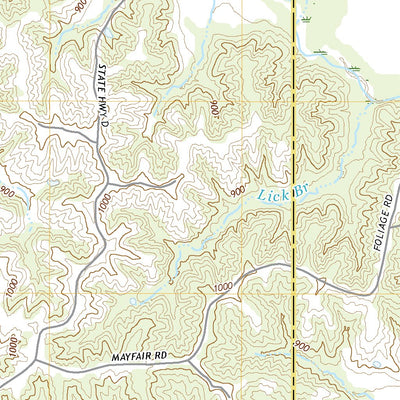 United States Geological Survey Stahl, MO (2021, 24000-Scale) digital map