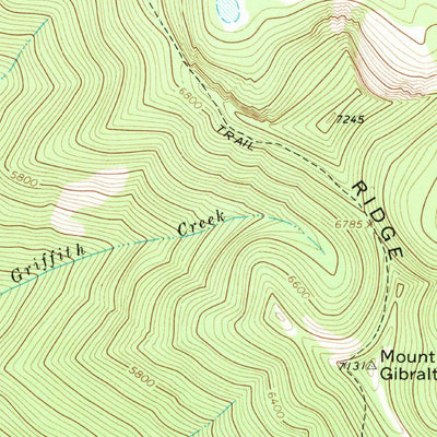 United States Geological Survey Stahl Peak, MT (1963, 24000-Scale) digital map