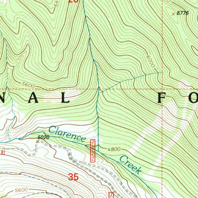 United States Geological Survey Stahl Peak, MT (1997, 24000-Scale) digital map