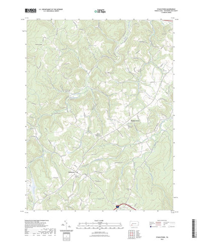 United States Geological Survey Stahlstown, PA (2023, 24000-Scale) digital map
