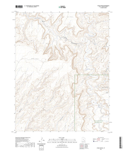 United States Geological Survey Stair Canyon, UT (2023, 24000-Scale) digital map