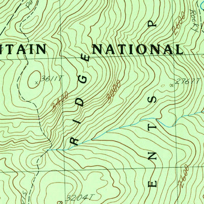 United States Geological Survey Stairs Mountain, NH (1987, 24000-Scale) digital map