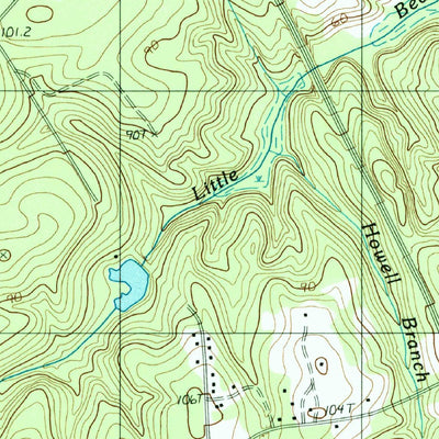 United States Geological Survey Staley Crossroads, SC (1986, 24000-Scale) digital map