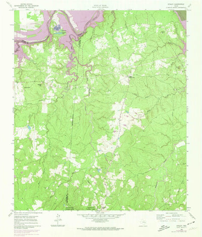 United States Geological Survey Staley, TX (1961, 24000-Scale) digital map