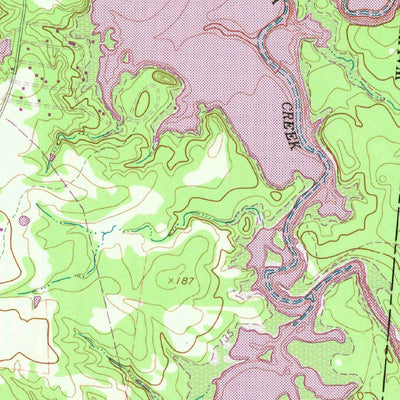 United States Geological Survey Staley, TX (1961, 24000-Scale) digital map