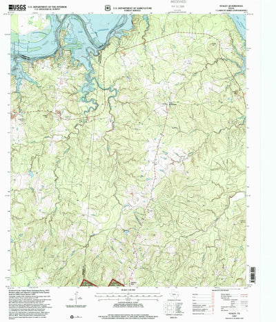 United States Geological Survey Staley, TX (1997, 24000-Scale) digital map