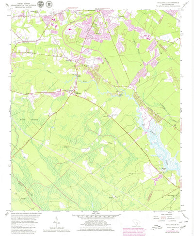 United States Geological Survey Stallsville, SC (1957, 24000-Scale) digital map
