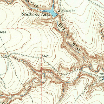 United States Geological Survey Stallwitz Lake, TX (1963, 24000-Scale) digital map