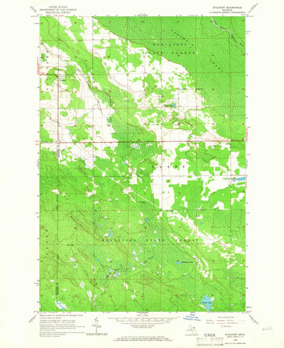 United States Geological Survey Stalwart, MI (1964, 24000-Scale) digital map