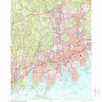 United States Geological Survey Stamford, CT (1987, 24000-Scale) digital map