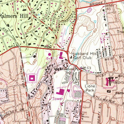 United States Geological Survey Stamford, CT (1987, 24000-Scale) digital map