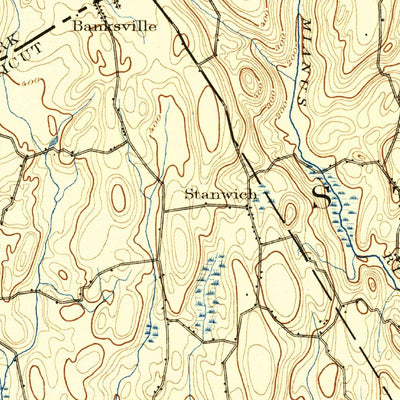 United States Geological Survey Stamford, CT-NY (1892, 62500-Scale) digital map