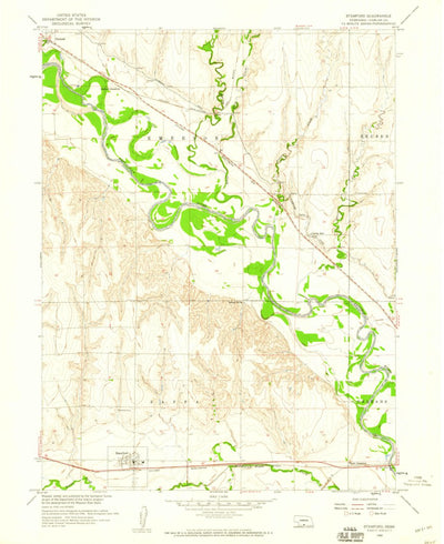 United States Geological Survey Stamford, NE (1958, 24000-Scale) digital map