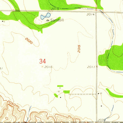 United States Geological Survey Stamford, NE (1958, 24000-Scale) digital map