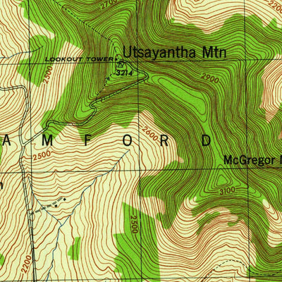 United States Geological Survey Stamford, NY (1946, 31680-Scale) digital map