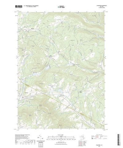 United States Geological Survey Stamford, NY (2023, 24000-Scale) digital map