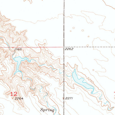 United States Geological Survey Stamford SE, SD (1951, 24000-Scale) digital map
