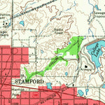 United States Geological Survey Stamford, TX (1965, 24000-Scale) digital map
