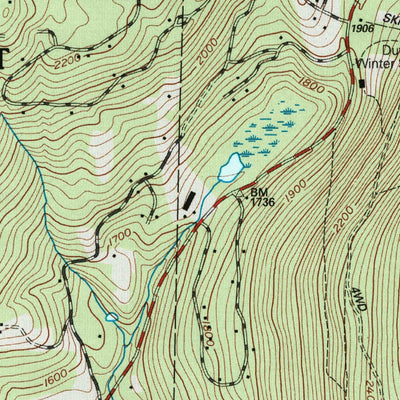 United States Geological Survey Stamford, VT (1997, 24000-Scale) digital map