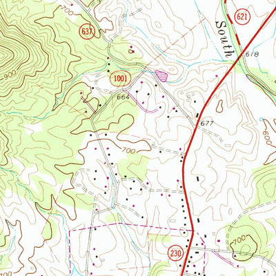 United States Geological Survey Stanardsville, VA (1964, 24000-Scale) digital map