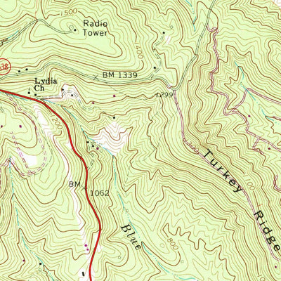 United States Geological Survey Stanardsville, VA (1964, 24000-Scale) digital map