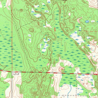 United States Geological Survey Stanberry East, WI (1971, 24000-Scale) digital map