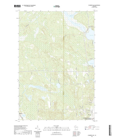 United States Geological Survey Stanberry East, WI (2022, 24000-Scale) digital map