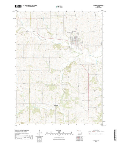 United States Geological Survey Stanberry, MO (2021, 24000-Scale) digital map