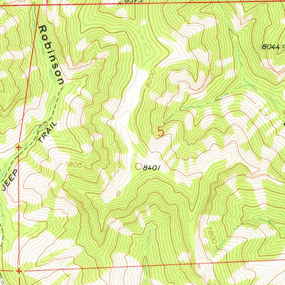 United States Geological Survey Standardville, UT (1972, 24000-Scale) digital map