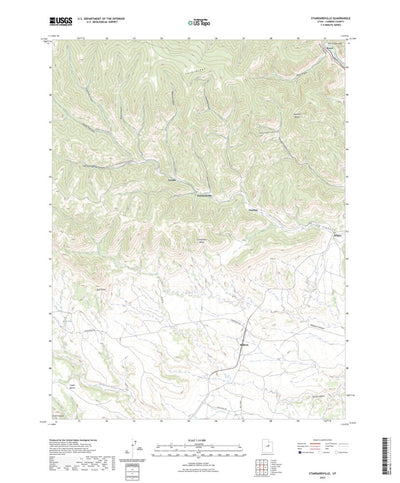United States Geological Survey Standardville, UT (2023, 24000-Scale) digital map