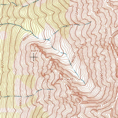 United States Geological Survey Standhope Peak, ID (1967, 24000-Scale) digital map