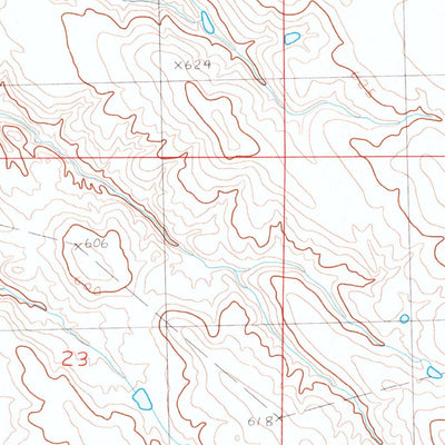 United States Geological Survey Standing Butte SW, SD (1983, 24000-Scale) digital map