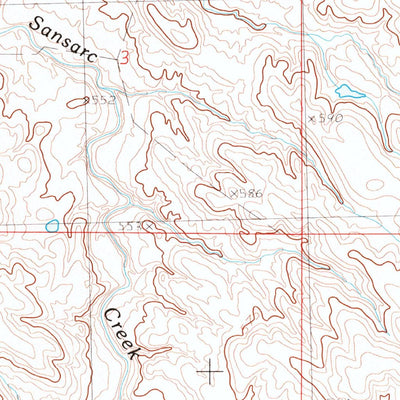 United States Geological Survey Standing Butte SW, SD (1983, 24000-Scale) digital map