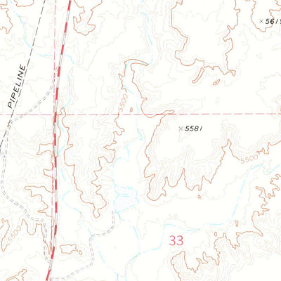 United States Geological Survey Standing Horse Mesa, AZ (1972, 24000-Scale) digital map
